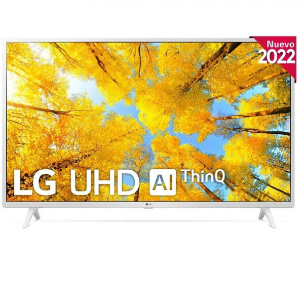 Smart TV LG 43" LED 4K IA 43UQ76906LE blanco